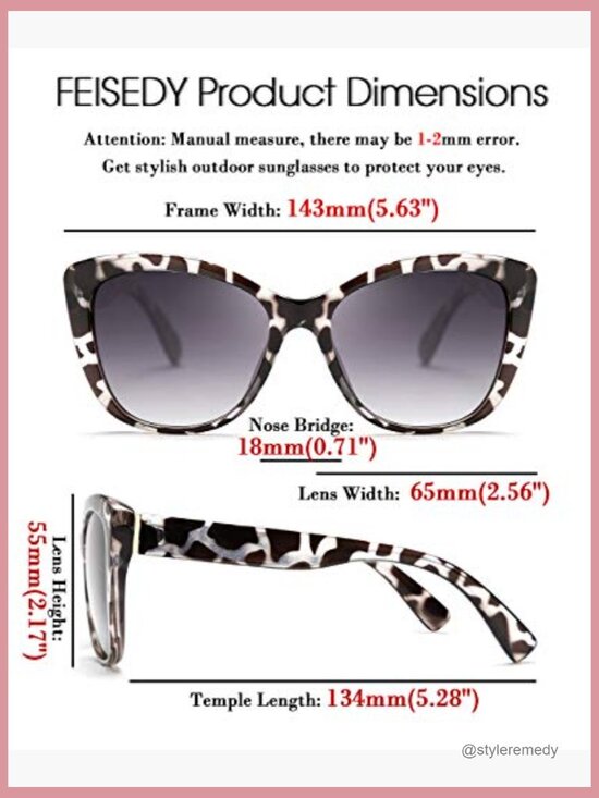 Polarized Cat Eye Sunglasses with UV Protection, Polycarbonate Frame main image 6